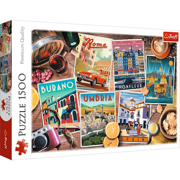 TREFL puzzle Europe 1500 pcs