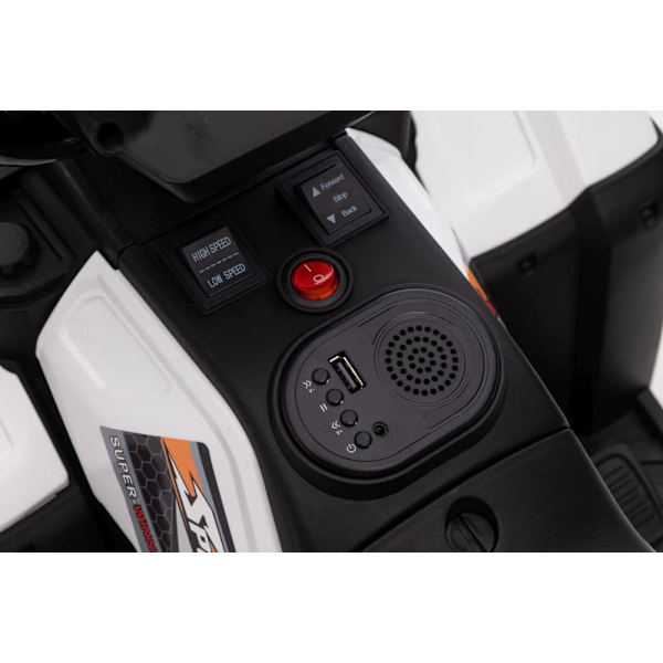 Electric Ride On Quad JC915 White