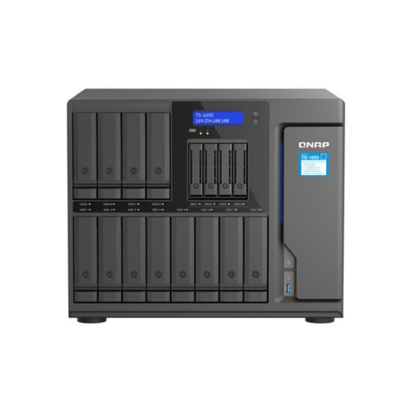 Serwer NAS TS-1655-8G Intel Atom C5125 8 GB UDIMM DDR4 Sort