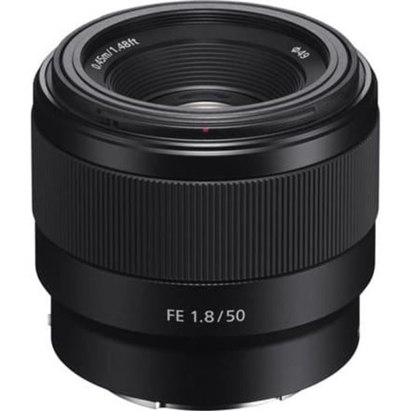 Sony | SEL-50F18F FE 50mm F1.8 | Sony Svart