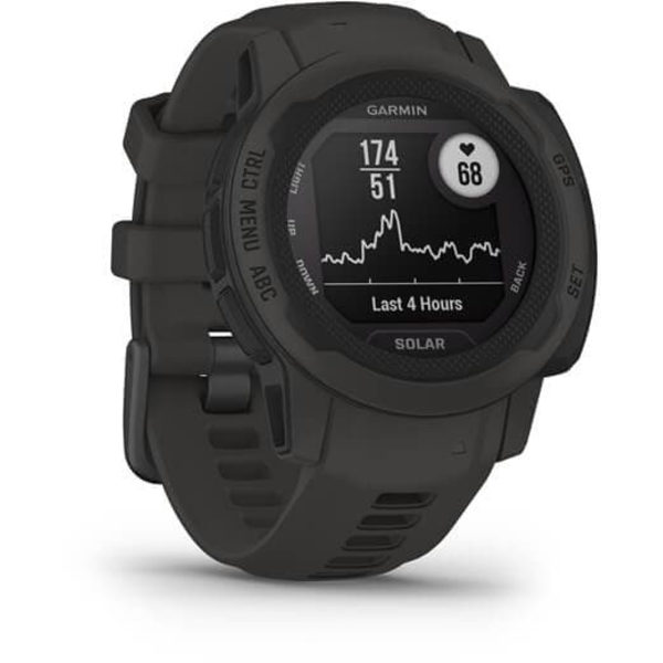 Garmin Instinct 2S Solar 2.01 cm (0.79") MIP 40 mm Digital 156 x 156 pixels Graphite GPS (satellite)