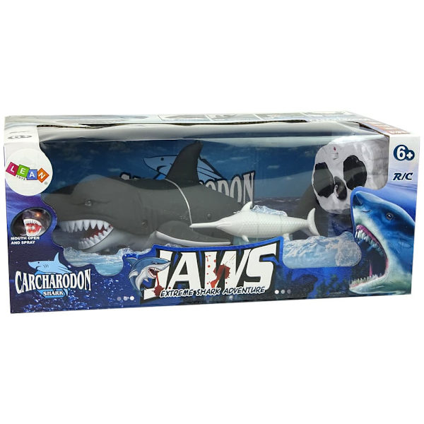 Infrared Remote Controlled Black Shark Moves Tail Water