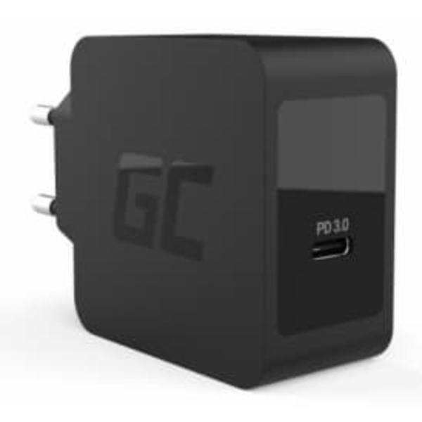 Green Cell CHAR07 USB-C Black Sort
