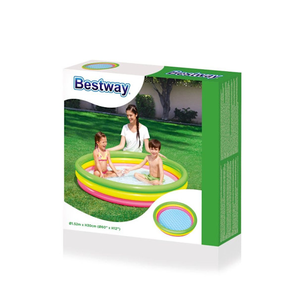 Inflatable Pool Rainbow 152 cm x 30 cm Bestway 51103