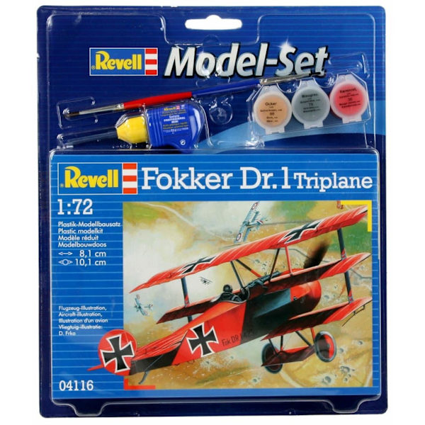 Model Set Fokker Dr. 1 Tripla