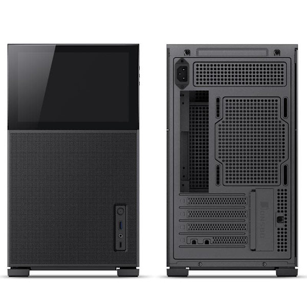 Jonsbo D31 MESH Screen Micro-ATX Case, Tempered Glass - black