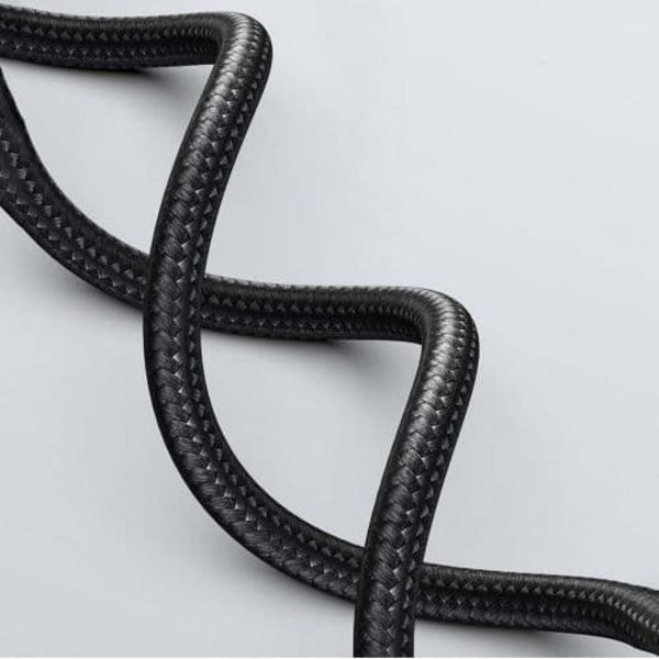 CABLU alimentare si date Baseus Display, Fast Charging Data Cable pt. smartphone, USB Type-C la USB Type-C 100W, braided, display, 1m, negru "CATSK-B0