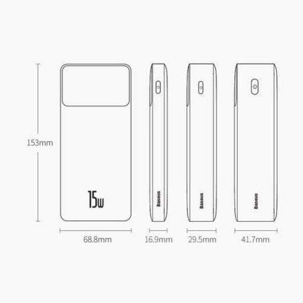 Baseus Bipow Powerbank 20000mAh / 15W