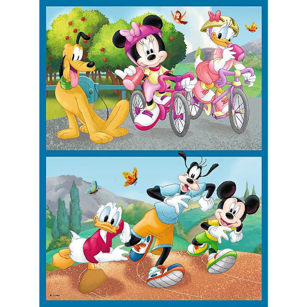 Puzzle - 2in1 + memos - Meet the heroes of Disney Trefl 93344