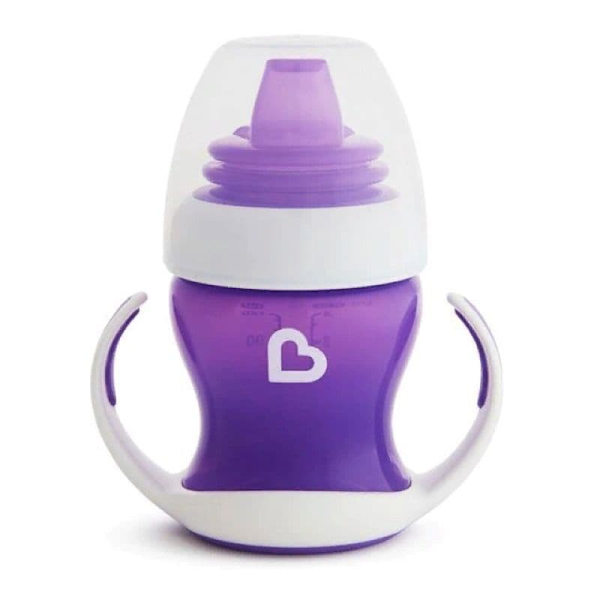 MUNCHKIN Gentle Transition Trainer Cup, 4m+, 118ml, purple, 01255001WWW