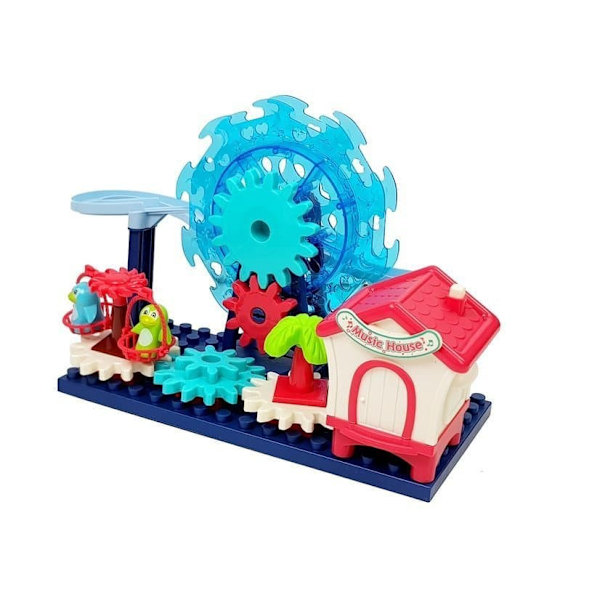 A set of blocks with a slide. Ferris wheel