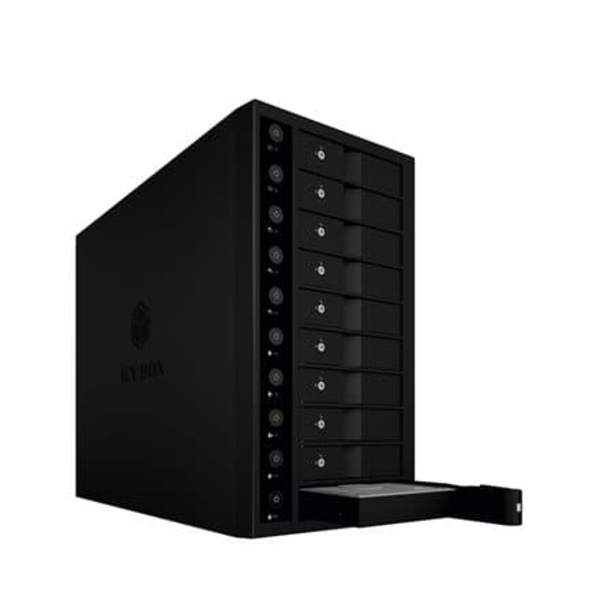 Obudowa IB-3810-C31 10x HDD Single System dla 3,5" HDD SATA I/II/III