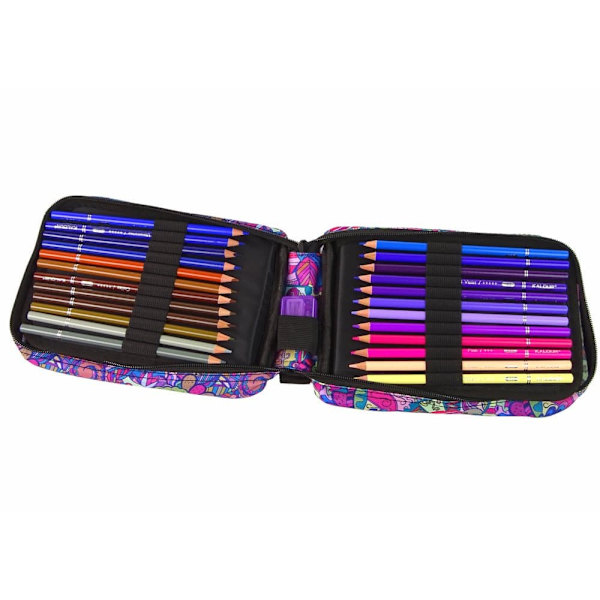 Little Artist's Set in a Pencil Case, Crayons, 72 pcs.
