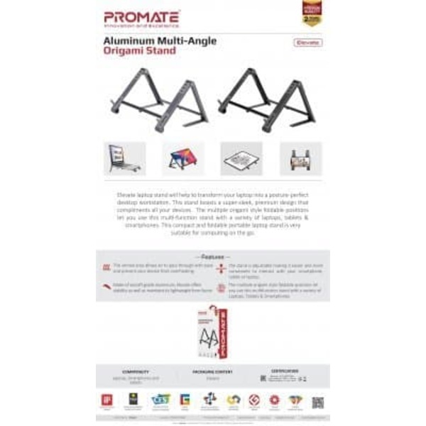 PROMATE Elevate Pad for laptop, tablet or smartphone