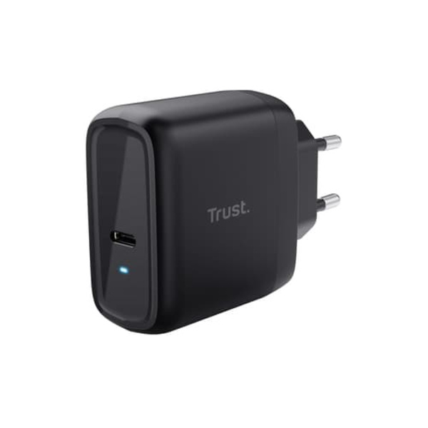 Lādētājs Trust Maxo 65W Black USB-C + 2m USB-C Cable Sort