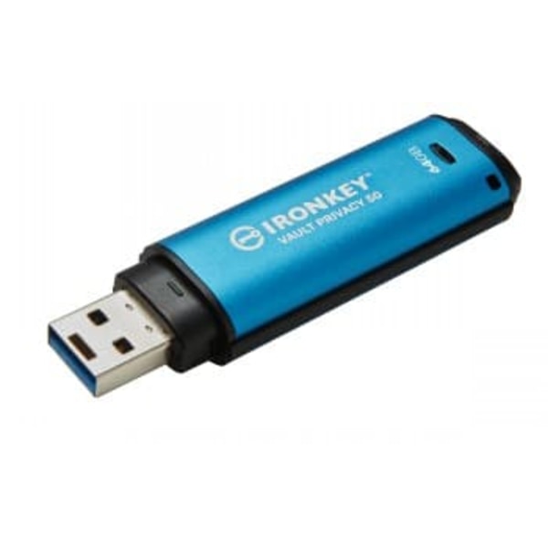 MEMORY DRIVE FLASH USB3.2 64GB/IKVP50/64GB KINGSTON Sort, Blå