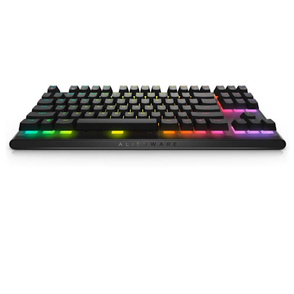 Dell Alienware Tenkeyless AW420K | Gaming Keyboard | Wired | EN | Dark Side of the Moon | CHERRY MX Red Svart
