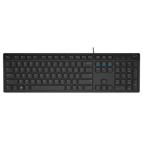 Dell Keyboard | KB216 | Multimedia | Wired | Ukrainian | Black Svart