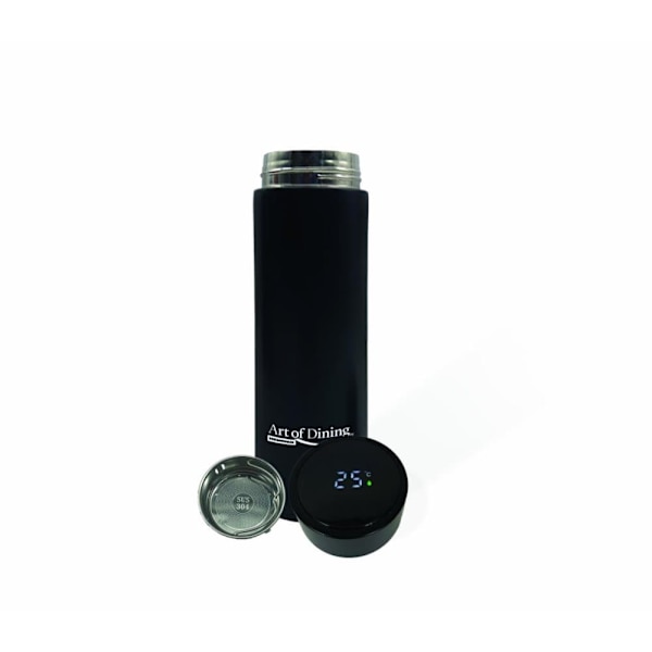 TERMOS INOX 450ML,INDICAT.LED.TEMP NEGRU