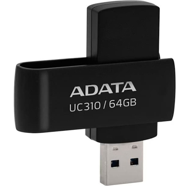 ADATA | USB Flash Drive | UC310 | 64 GB | USB 3.2 Gen1 | Black Sort