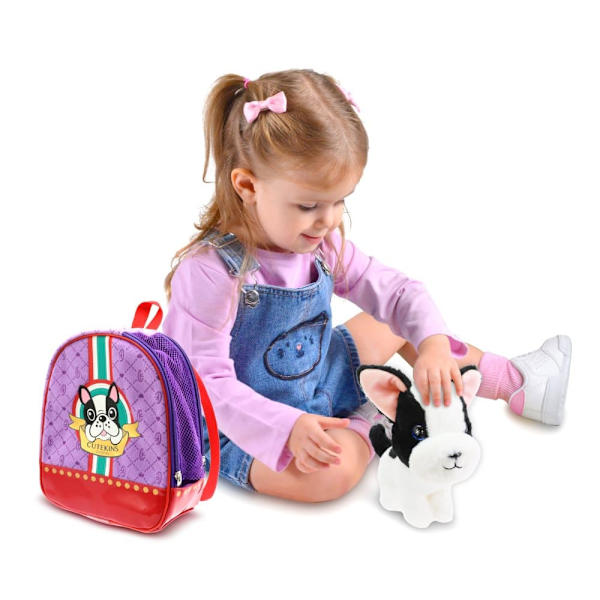 CUTEKINS plush dog with carry case Poochi Poo, 35046