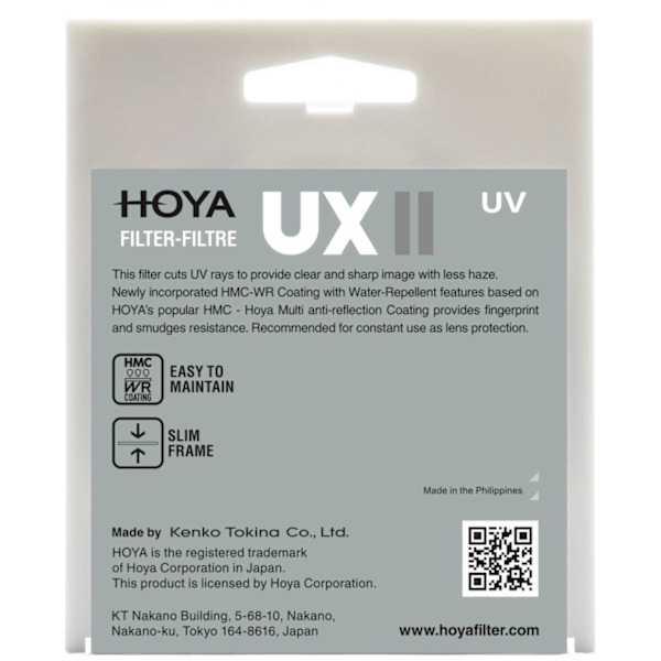 Hoya filter UX II UV 40.5mm
