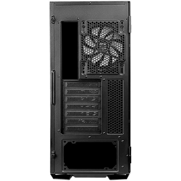 MSI MPG VELOX 100P AIRFLOW Mid Tower Gaming Computer Case 'Black, 3x 120mm Fan + 1x 120mm ARGB Fan, ARGB light strip, USB Type-C, 1x Tempered Glass, C Sort