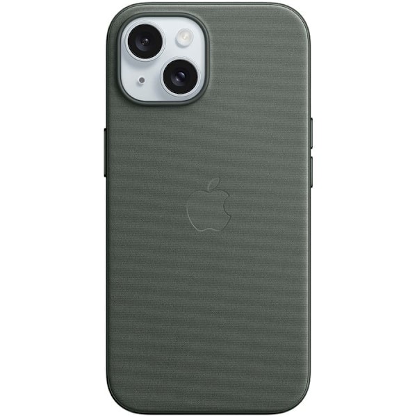 Etui z tkaniny FineWoven z MagSafe do iPhonea 15 - wieczna zieleń