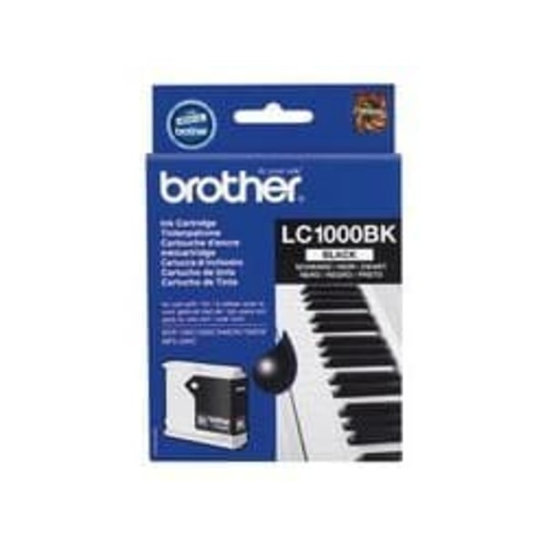 BROTHER LC-1000 ink cartridge black standard capacity 500 pages 1-pack