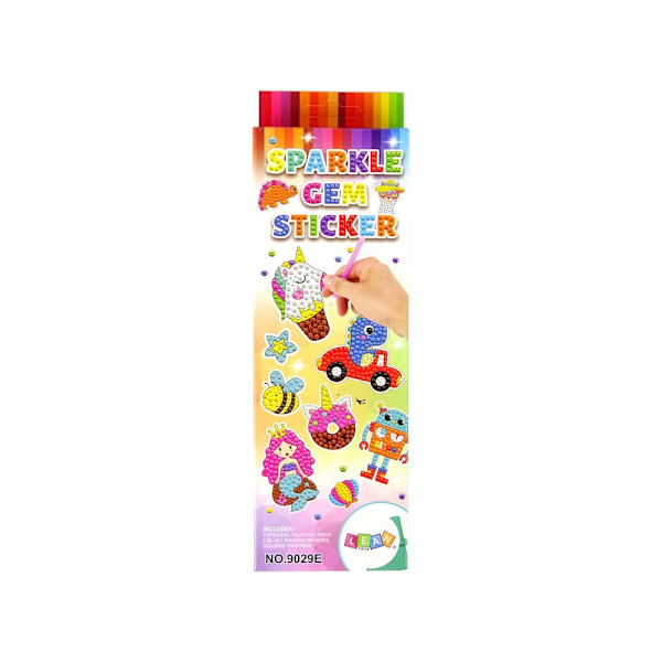 Diamond Embroidery Sticker Set Dinosaurs Mosaic