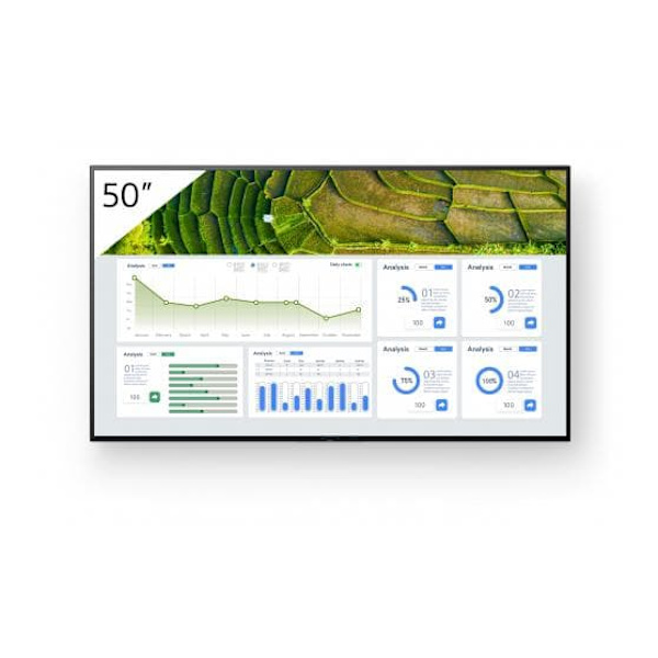 Sony FW-50BZ30L | 50"" | 3840x2160 | 440Nits | 24/7 | Built-in speaker | Pro Mode Sort