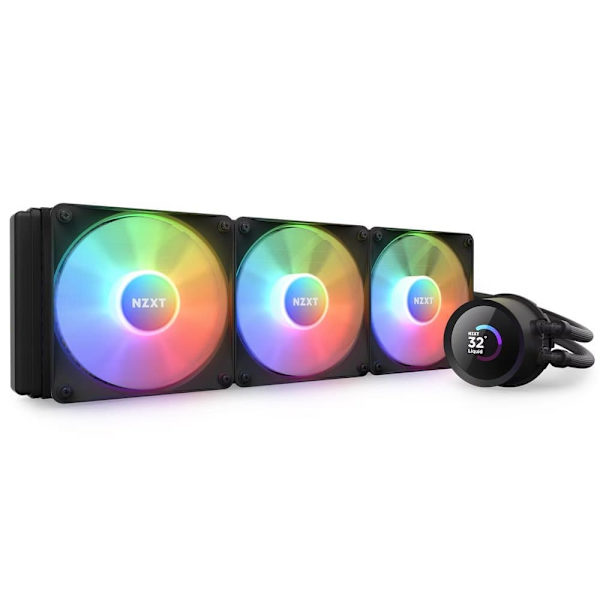 NZXT Kraken 360 RGB Processor All-in-one liquid cooler 12 cm Black 1 pc(s) Svart