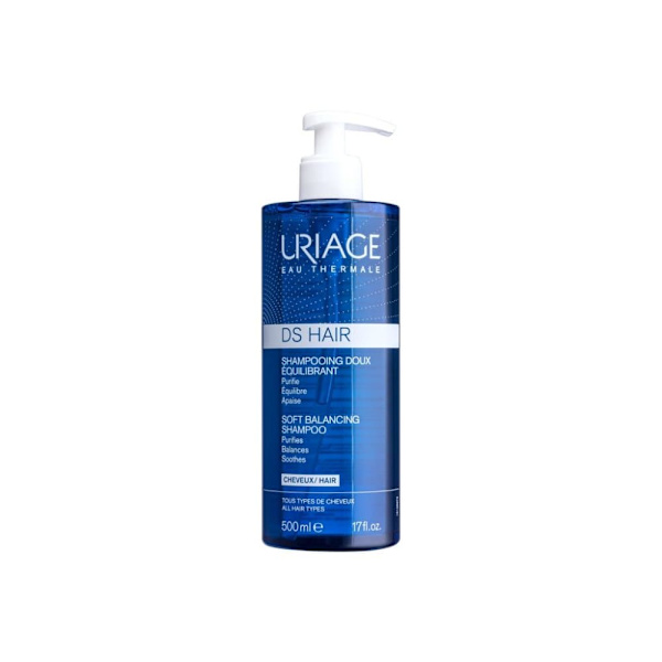 Uriage DS Hair Soft Balancing Shampoo 500 ml