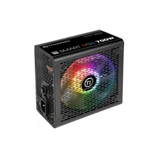 Smart 700W RGB (80+ 230V EU, 2xPEG, 120mm, Single Rail) Sort