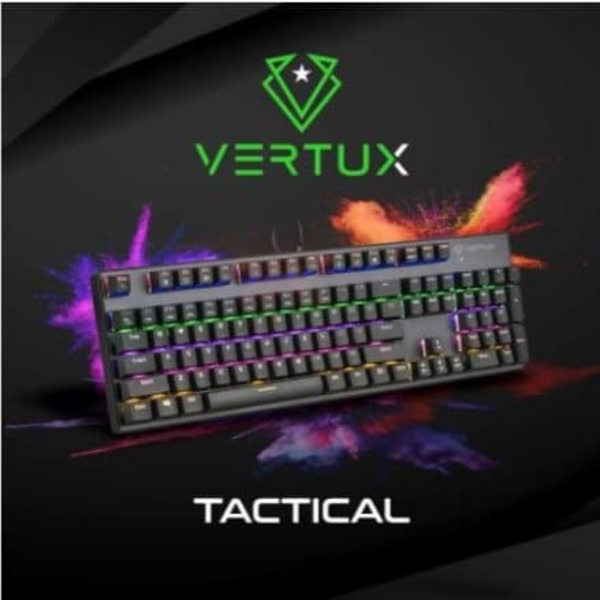 VERTUX Tactical Mechanical Gaming RGB Keyboard