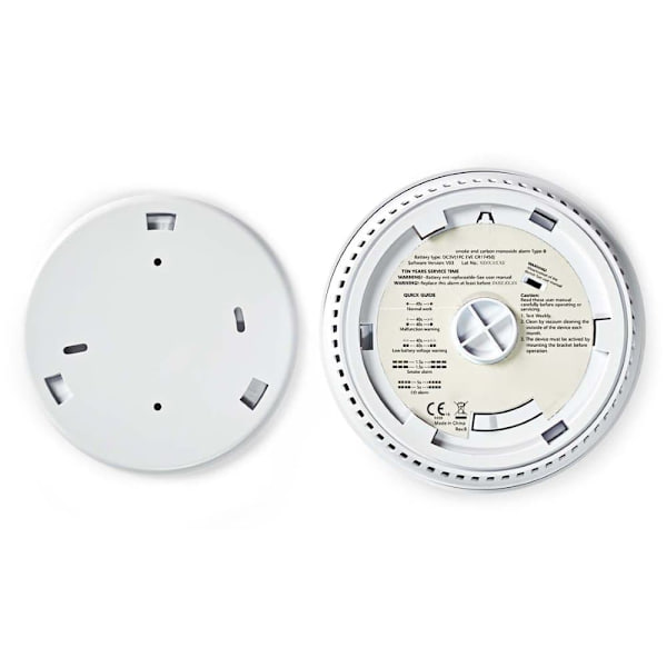 Smoke and carbon monoxide detector Nedis DTCTCS10WT