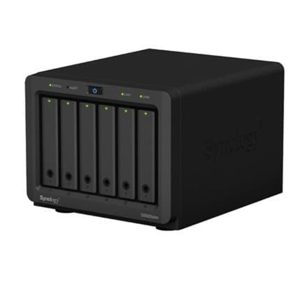 Serwer NAS DS620slim 6x0HDD 2,5Ghz 2GB DDR3L 2xUSB3.0 2xRJ45 Svart