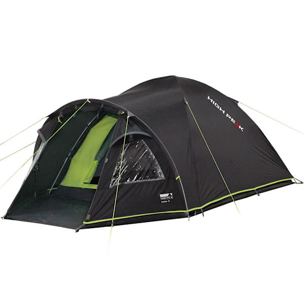 High Peak Talos 3 Green, Grey Dome/Igloo tent