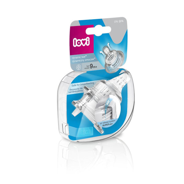 LOVI wide neck silicone teat fast flow 2pcs 18/752