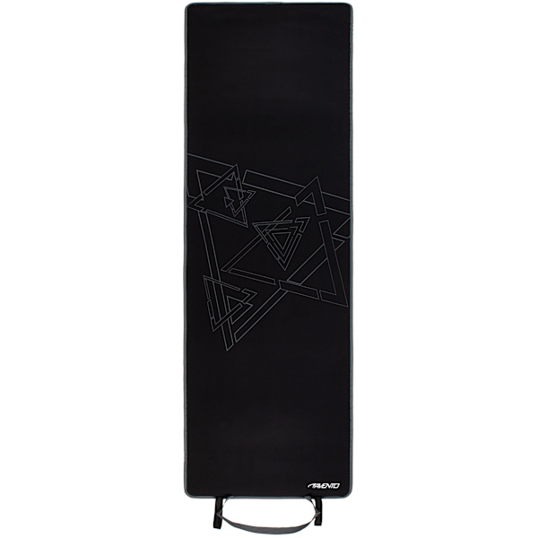 Yoga Mat AVENTO 42MC BKG Print Neoprene 180x60x0,6cm Black