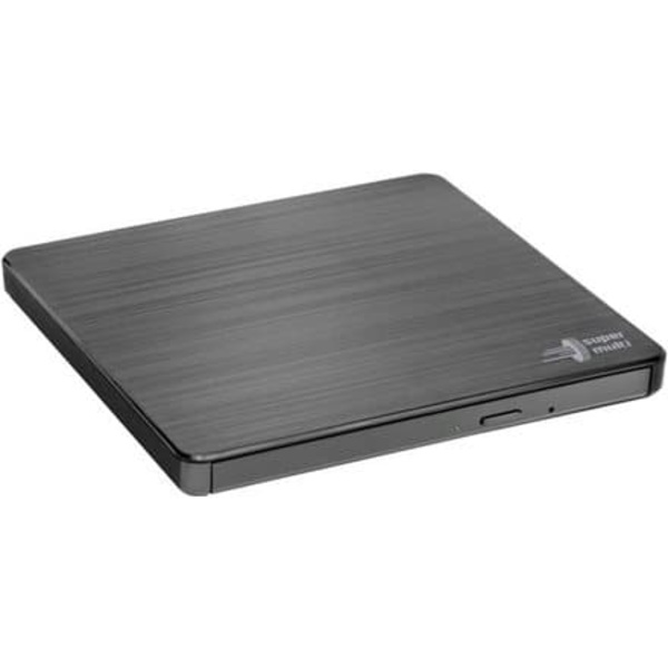 H.L Data Storage | Ultra Slim Portable DVD-Writer | GP60NB60 | Interface USB 2.0 | DVD±R/RW | CD read speed 24 x | CD write speed 24 x | Black | Deskt Sort