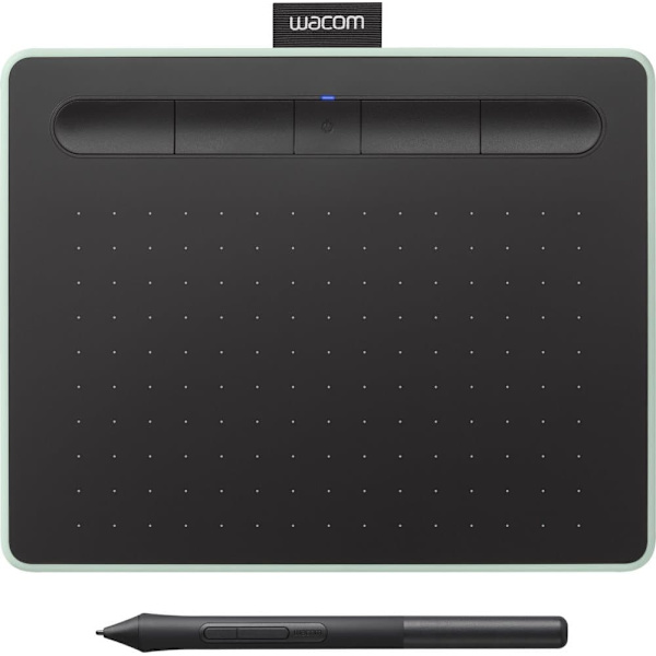TABLETA grafica Wacom Intuos S, Bluetooth, Pistachio "CTL-4100WLE-N" (timbru verde 0.18 lei)