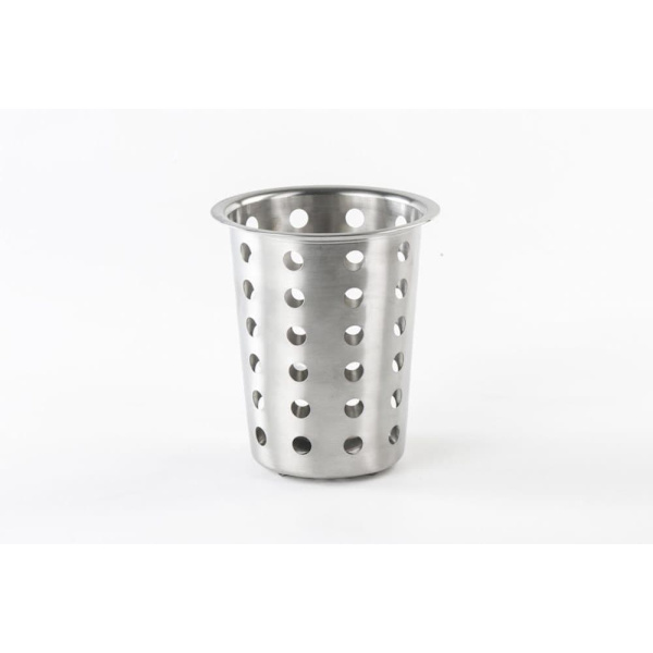 SUPORT USTENSILE INOX,D:11.5CM,H:14 CM