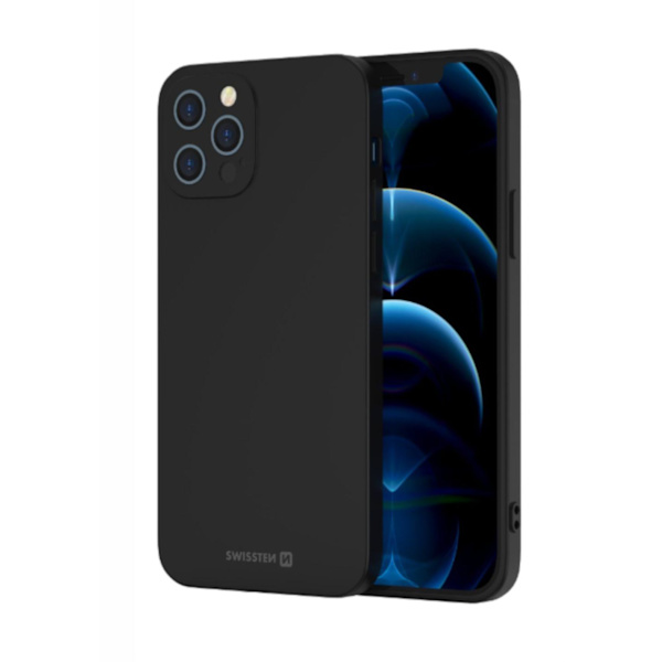 Swissten Soft Joy Silicone Case for Xiaomi Note 8T Black