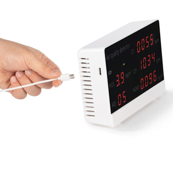 Hama Air quality detector incl. CO2, HCHO, TVOC measuring function
