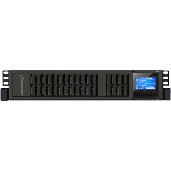 PowerWalker VFI 1000CRM LCD Double-conversion (Online) 1 kVA 800 W 3 AC outlet(s)