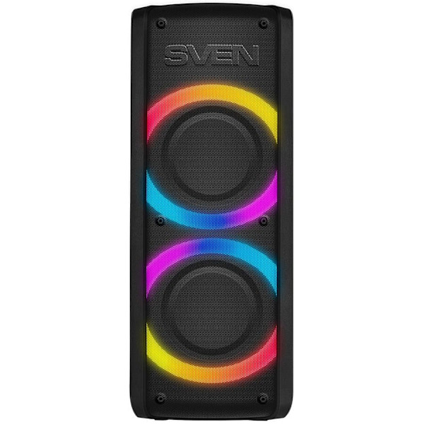Speaker SVEN PS-710, black (100W, TWS, Bluetooth, FM, USB, microSD, LED-display, 4400mA*h)