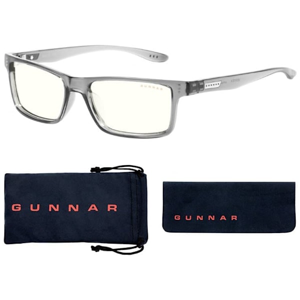 GUNNAR kancelářske/herní dioptrické brýle VERTEX READER GRAY CRYSTAL * čírá skla * BLF 35 * dioptrie +2,5
