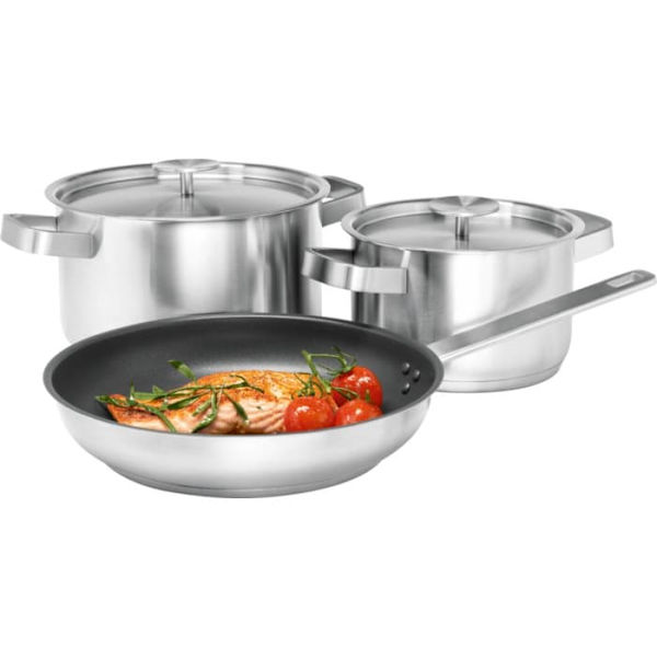 ELECTROLUX E3SS Set of pots Stainless steel 5 elements Silver