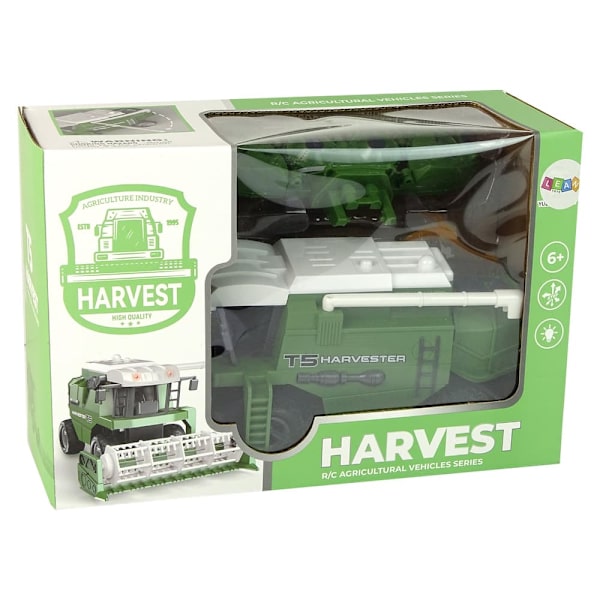 Remote Controlled Agricultural Harvester R/C Lights Green